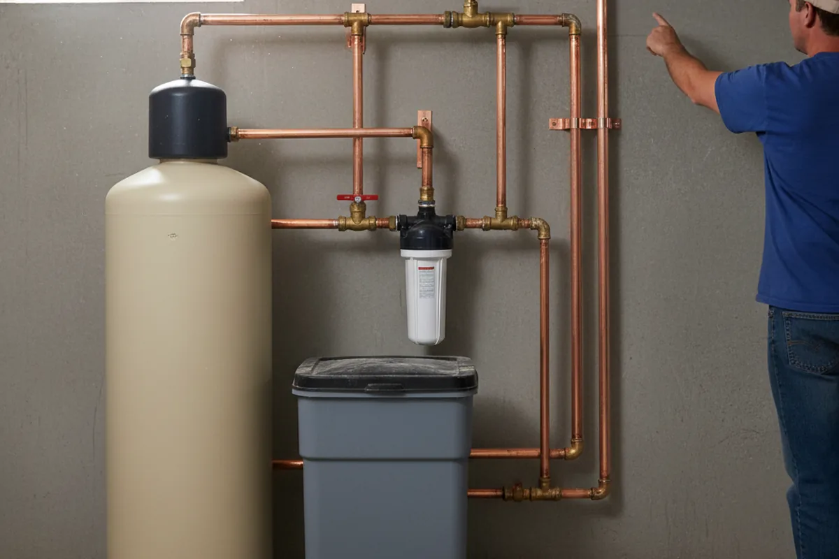 Whole-house water treatment system installed in Glen Allen